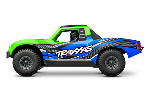 (IN-STORE PICKUP ONLY) MINI SLASH 4X4 GREEN/BLUE (BATTERY & CHARGER INCLUDED)